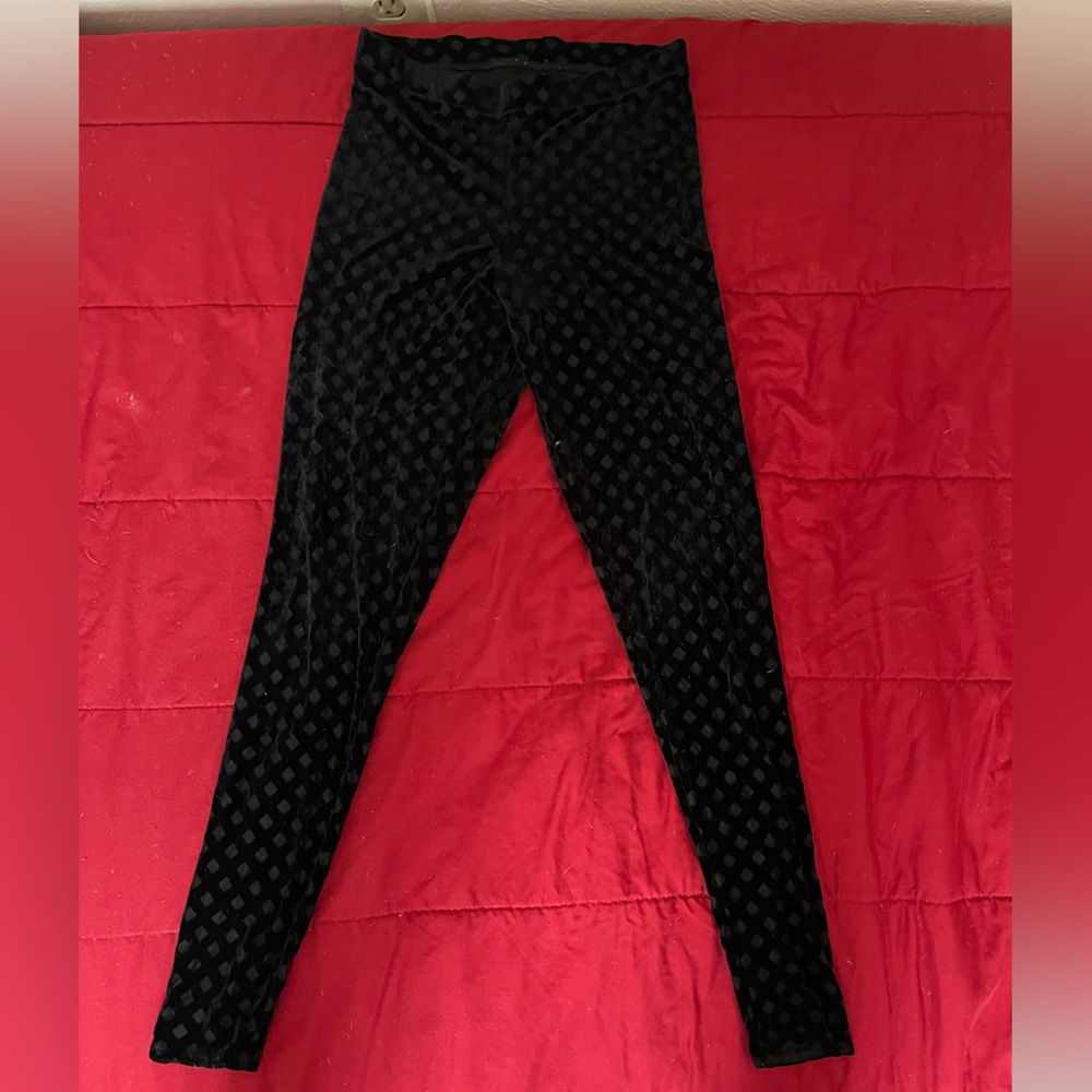BlackMilk velvet sheer leggings